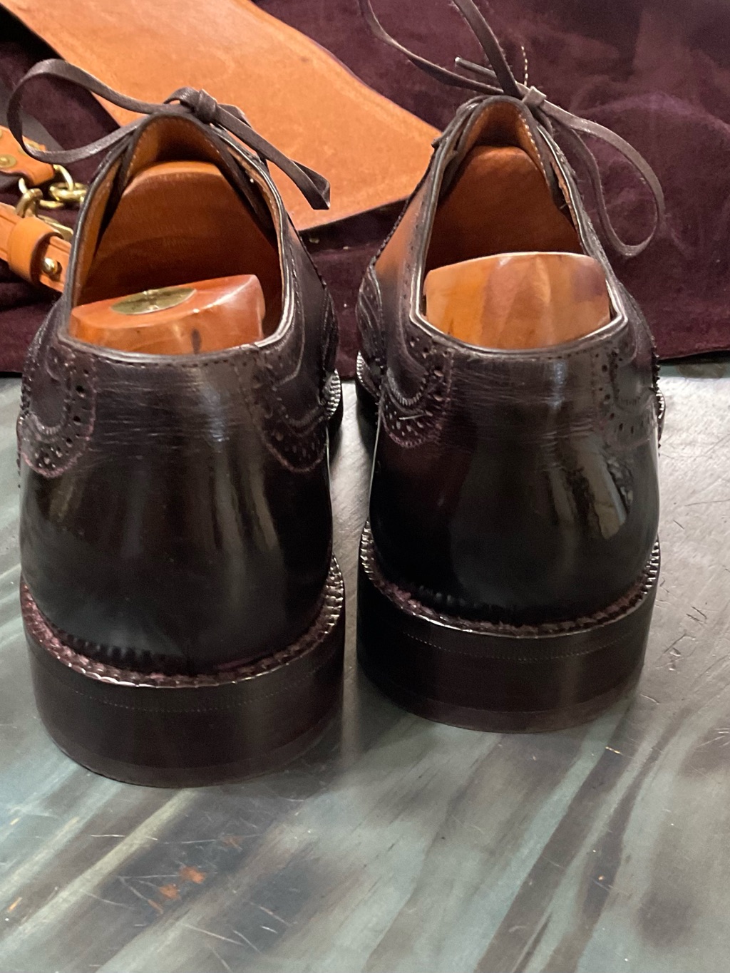 Beckett Simonon Men's Patina Wingtip Brogues Men’s Shoes Size Us12 — image 7 of 8